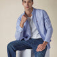 Men's Solid Button Down Collar Slim Fit Oxford Shirt - Styleshot View