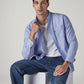 Men's Solid Button Down Collar Slim Fit Oxford Shirt - 20 View