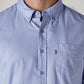 Men's Solid Button Down Collar Slim Fit Oxford Shirt - 20 View