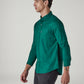 Men's Solid Button Down Collar Slim Fit Oxford Shirt - 20 View