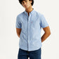 Men's Solid Slim Fit Oxford Shirt - Elevated View