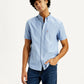 Men's Solid Slim Fit Oxford Shirt - Styleshot View