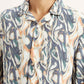 Men's All Over Print Multi Color Relaxed Fit Camp Shirt - Detail View