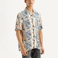 Men's All Over Print Multi Color Relaxed Fit Camp Shirt - Side View