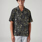 Men's Floral Relaxed Fit Resort Collar Shirt - Front View