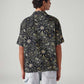 Men's Floral Relaxed Fit Resort Collar Shirt - Back View
