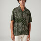 Men's Paisley Relaxed Fit Resort Collar Shirt - Front View