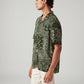 Men's Paisley Relaxed Fit Resort Collar Shirt - Side View
