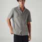Men's Embroidered Relaxed Fit Resort Collar Shirt - Styleshot View