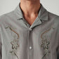 Men's Embroidered Relaxed Fit Resort Collar Shirt - 20 View