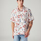 Men's Floral Relaxed Fit Shirt - Front View