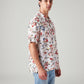 Men's Floral Relaxed Fit Shirt - Side View