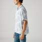 Men's Floral Relaxed Fit Resort Collar Shirt - Side View