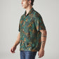 Men's Printed Relaxed Fit Resort Collar Shirt - Side View