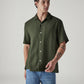 Men's Textured Relaxed Fit Shirt - Front View