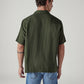 Men's Textured Relaxed Fit Shirt - Back View