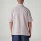 Men's Striped Relaxed Fit Dobby Shirt - Back View