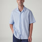 Men's Striped Relaxed Fit Dobby Shirt - Styleshot View