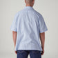 Men's Striped Relaxed Fit Dobby Shirt - Back View