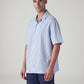 Men's Striped Relaxed Fit Dobby Shirt - Side View