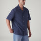 Men's Striped Relaxed Fit Dobby Shirt - Side View
