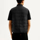 Men's Solid Green puffer Jacket - Back View