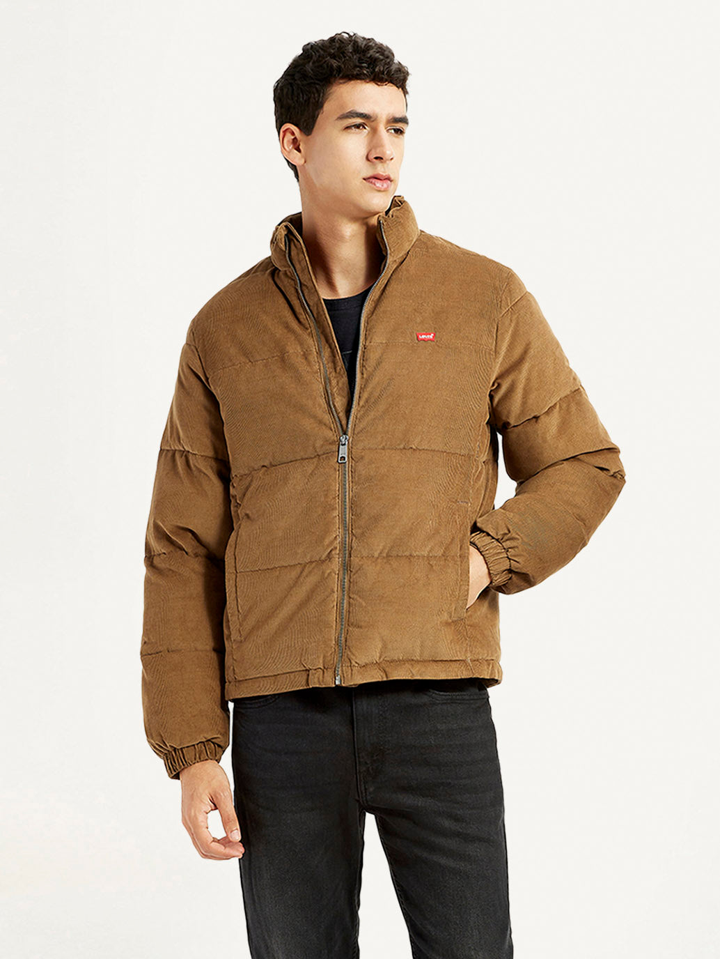 Men's Quilted Slim Fit Puffer Jacket