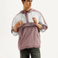 Men's Colorblock Mauve Windcheater Jacket - Styleshot View