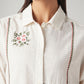 Women's Embroidered Regular Fit Shirt - Detail View