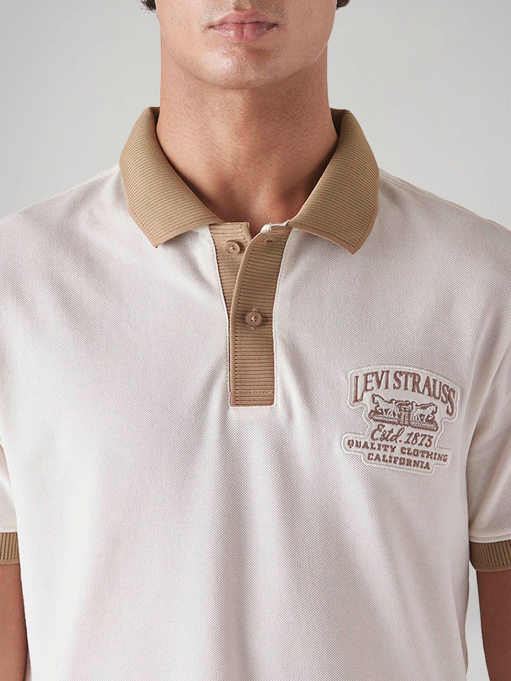 Men's Colorblock Slim Fit Pique Polo T-Shirt - 20 View