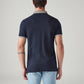 Men's Colorblock Slim Fit Pique Polo T-Shirt - Back View