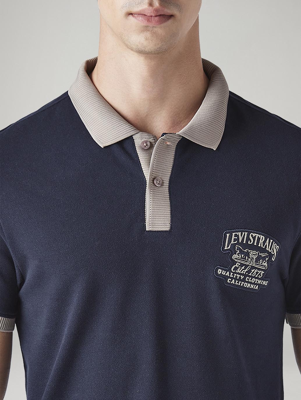 Men's Colorblock Slim Fit Pique Polo T-Shirt - 20 View