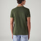 Men's Colorblock Slim Fit Pique Polo T-Shirt - Back View