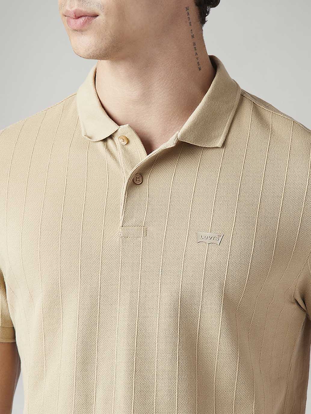 Men's Striped Slim Fit Polo T-Shirt - 20 View