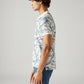 Men's Printed Slim Fit Pique Polo T-Shirt - Side View