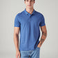 Men's Solid Slim Fit Commuter Polo T-Shirt - Front View