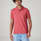 Men's Solid Slim Fit Pique Polo T-Shirt - Styleshot View