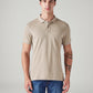 Men's Solid Slim Fit Commuter Polo T-Shirt - Front View