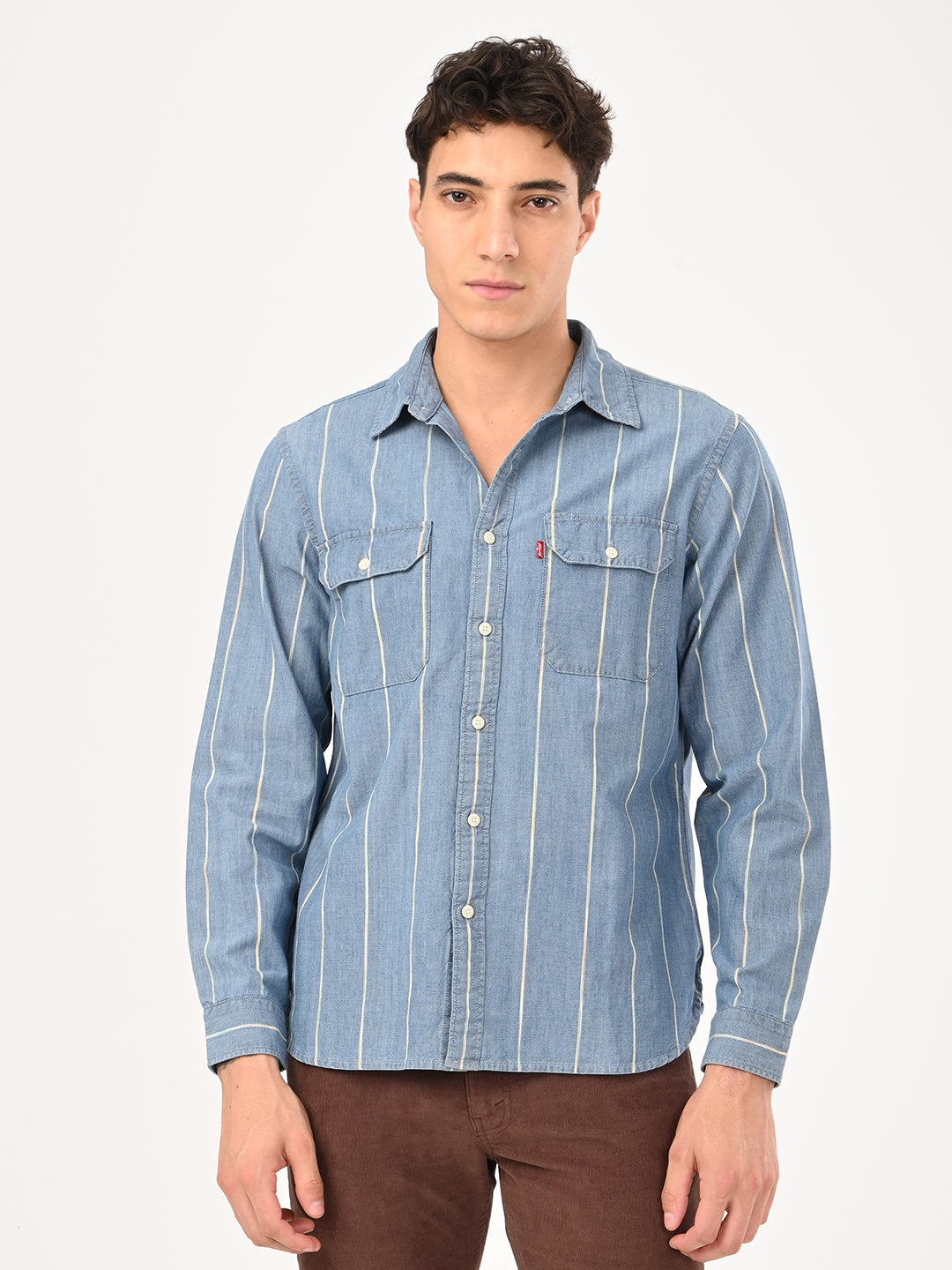 Men's Striped Slim Fit Shirt