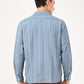 Men's Striped Slim Fit Shirt - bac View