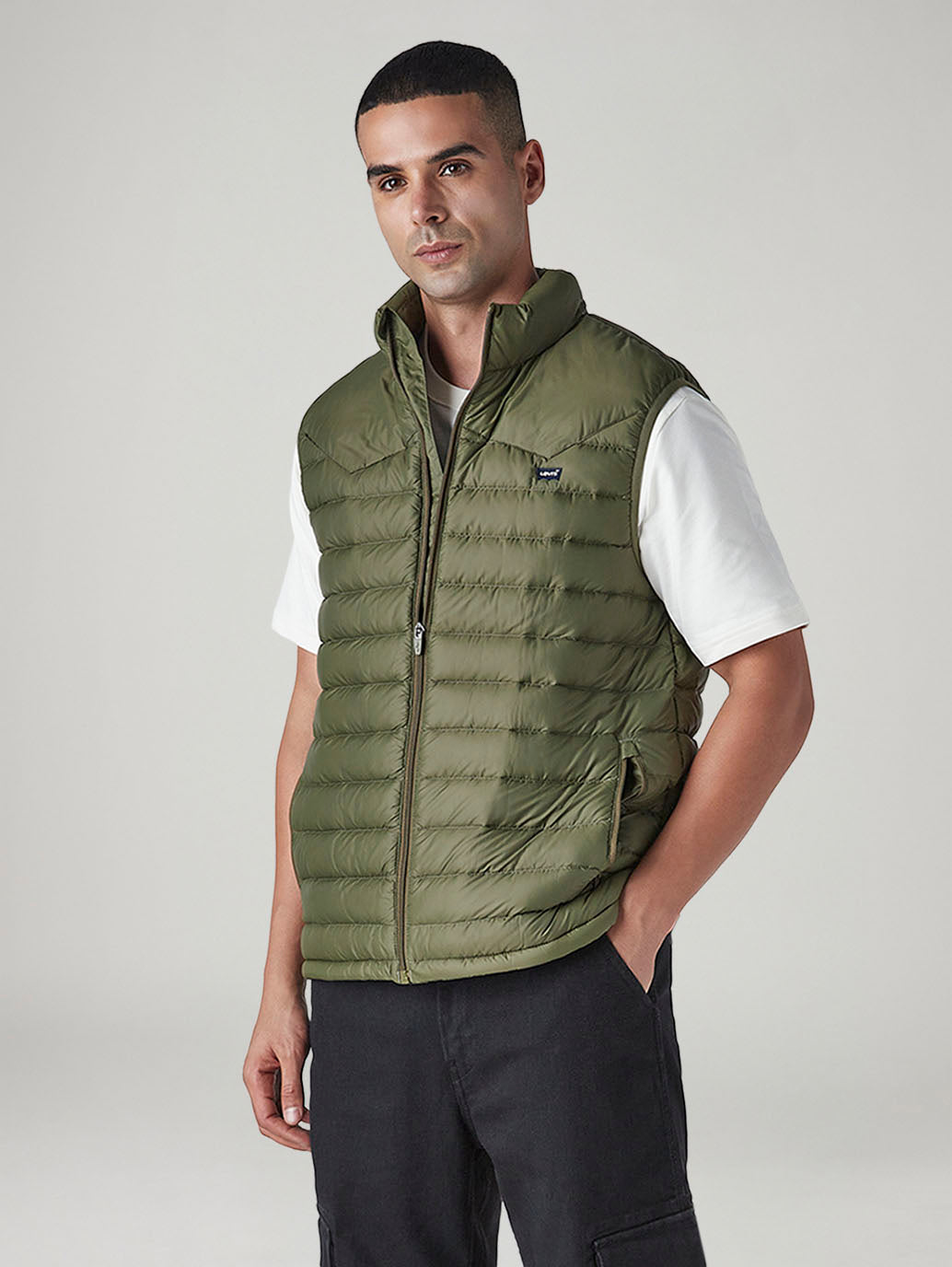 Men's Quilted Slim Fit Jacket
