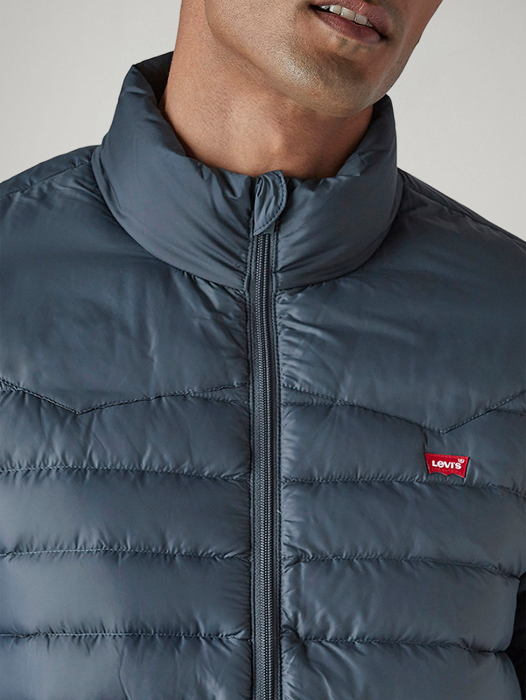 Men's Quilted Slim Fit Puffer Jacket - 20 View
