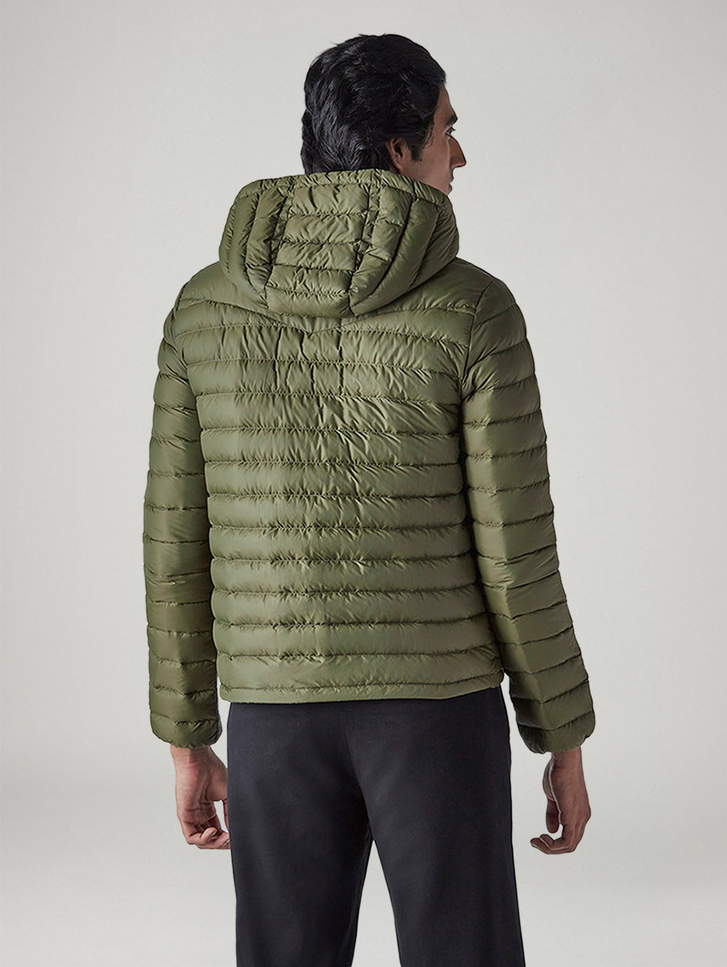 Men's Quilted Slim Fit Puffer Jacket - 20 View