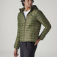 Men's Quilted Slim Fit Puffer Jacket - Side View