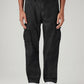 Men's 568 Black Loose Fit Mid Rise Cargos - Front View