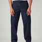 Men's 568 Dark Blue Loose Fit Mid Rise Cargos - Front View