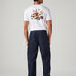 Men's 568 Dark Blue Loose Fit Mid Rise Cargos - Back View
