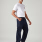 Men's 568 Dark Blue Loose Fit Mid Rise Cargos - Side View
