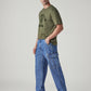 Men's 568 Blue Loose Fit Mid Rise Cargos - Styleshot View