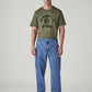 Men's 568 Blue Loose Fit Mid Rise Cargos - Front View